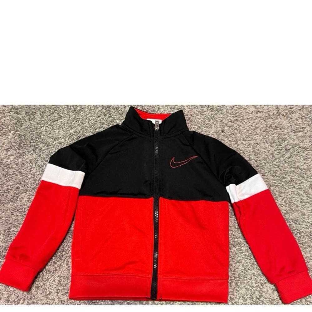 Nike Kids Red and Black Jacket